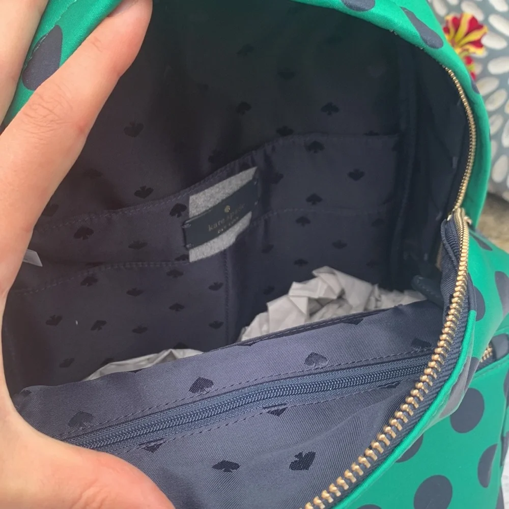 Nwt kate spade Chelsea delightful dot medium backpack